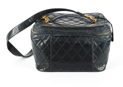 CHANEL
Chanel cosmetic toiletry bag in quilted...