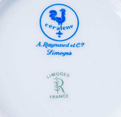 LIMOGES
Lot de porcelaine Limoges comprenant:
-...