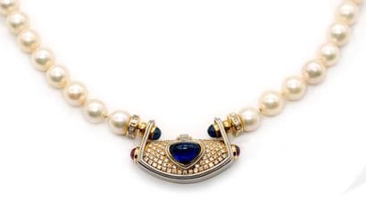 PERLES AKOYA, SAPHIRS, RUBIS, DIAMANTS, OR...