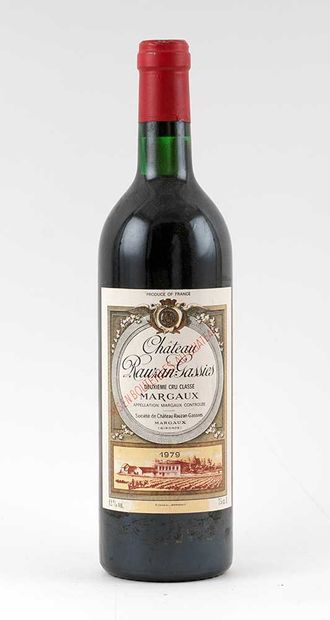 Château Rauzan-Gassies 1979
Margaux Appellation...