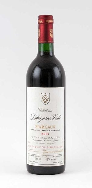 Château Labégorce Zédé 1986
Margaux Appellation...
