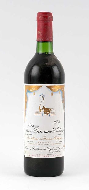Château Mouton Baronne Philippe 1978
Pauillac...