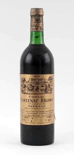 Château Cantenac Brown 1978
Margaux Appellation...
