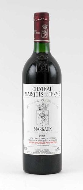Château Marquis de Terme 1988
Margaux Appellation...