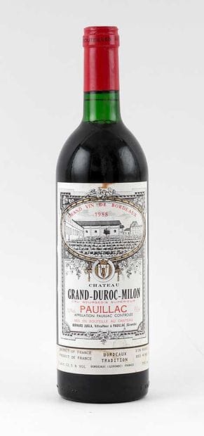 Château Grand-Duroc-Milon 1988
Pauillac Appellation...