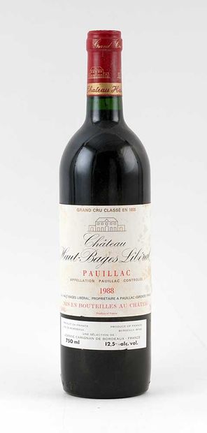Château Haut-Bages Libéral 1988
Pauillac...