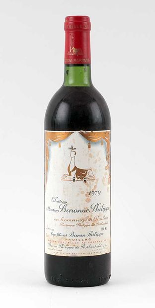 Château Mouton Baronne Philippe 1979
Pauillac...