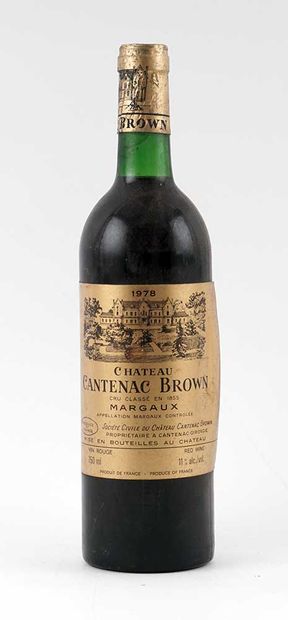 Château Cantenac Brown 1978
Margaux Appellation...