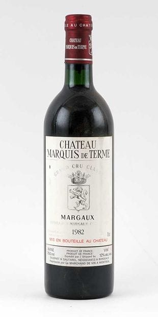 Château Marquis de Terme 1982
Margaux Appellation...
