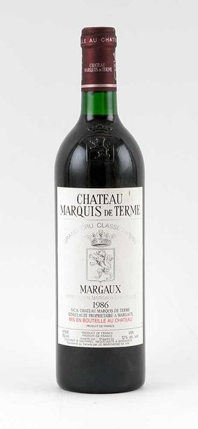 Château Marquis de Terme 1986
Margaux Appellation...