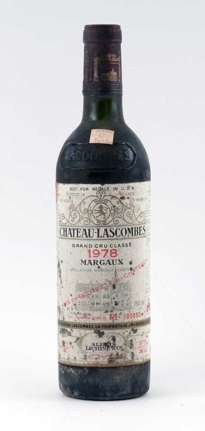 Château Lascombes 1978
Margaux Appellation...