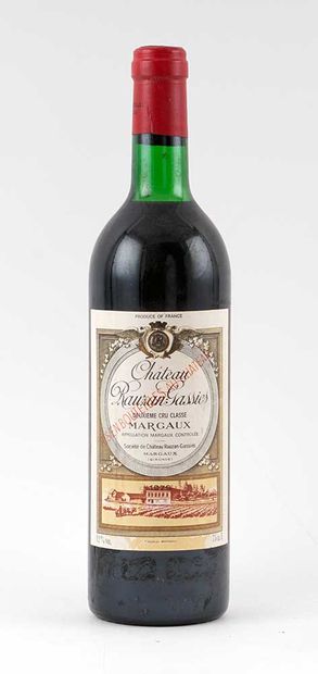 Château Rauzan-Gassies 1979
Margaux Appellation...