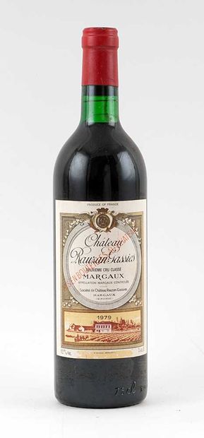 Château Rauzan-Gassies 1979
Margaux Appellation...