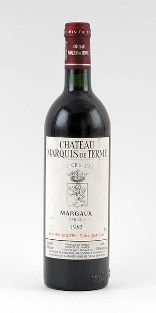 Château Marquis de Terme 1982
Margaux Appellation...