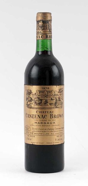 Château Cantenac Brown 1978
Margaux Appellation...