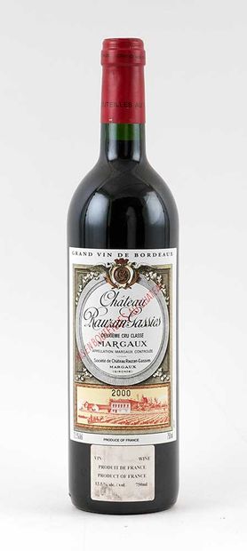 Château Rauzan-Gassies 2000
Margaux Appellation...