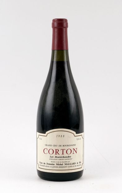 Corton Grand Cru Les Maréchaudes 1988
Corton...