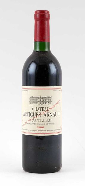 Château Artigues Arnaud 1988
Pauillac Appellation...