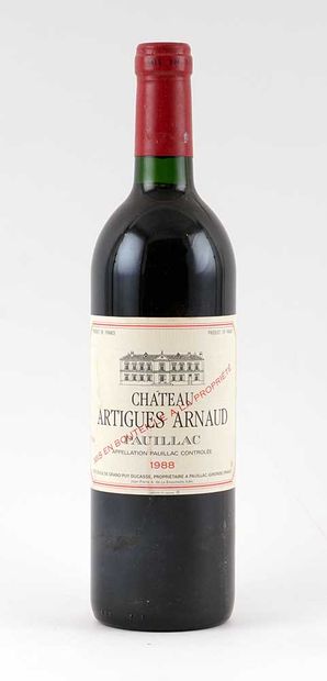 Château Artigues Arnaud 1988
Pauillac Appellation...