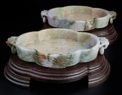 FINE ET ANTIQUE PAIRE DE BOLS DE MARIAGE...