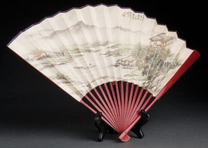 CHEN MAO JONG
Éventail à la rivière et à...