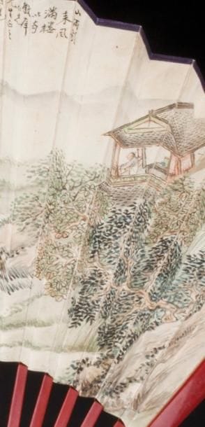CHEN MAO JONG
Éventail à la rivière et à...