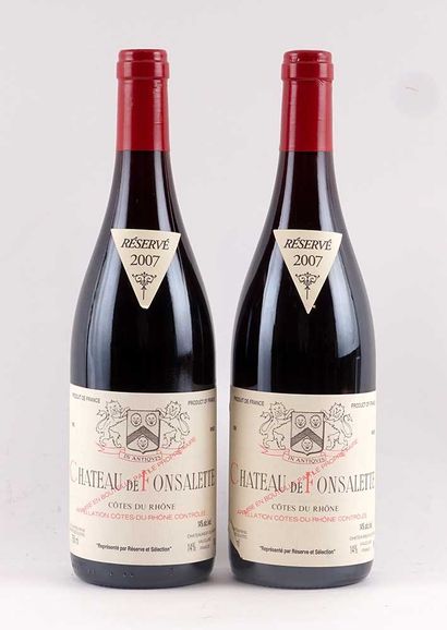 Château de Fonsalette Réservé 2007 - 2 b...