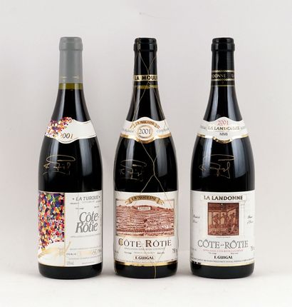 Côte-Rôtie La Landonne 2001, La Moulin 2001...