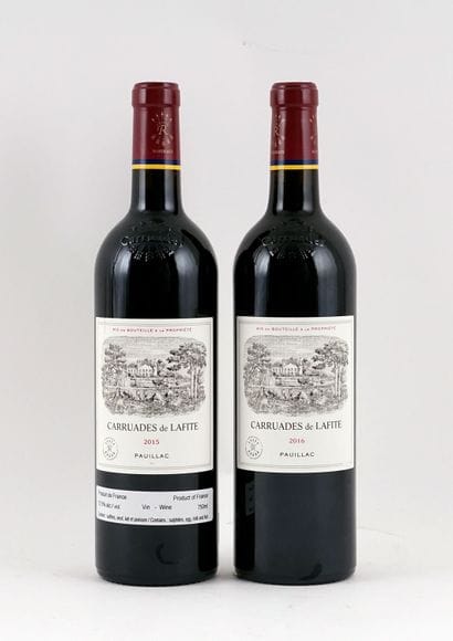 Carruades de Lafite 2015 2016 - 2 boutei...