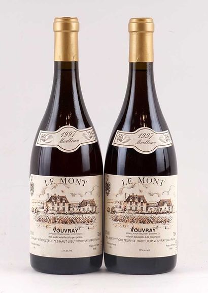 Le Mont Moelleux 1997, Huet - 2 bouteill...