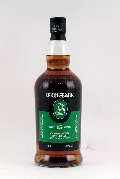 Springbank 15 Year Old Single Malt Scotch...