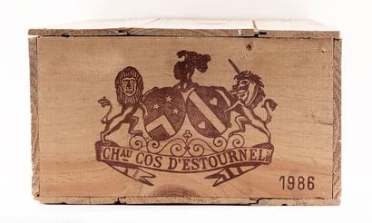Château Cos d'Estournel 1986 - 12 boutei...