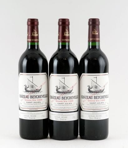 Château Beychevelle 1996 - 3 bouteilles