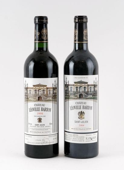 Château Léoville Barton 1998 2004 - 2 bo...