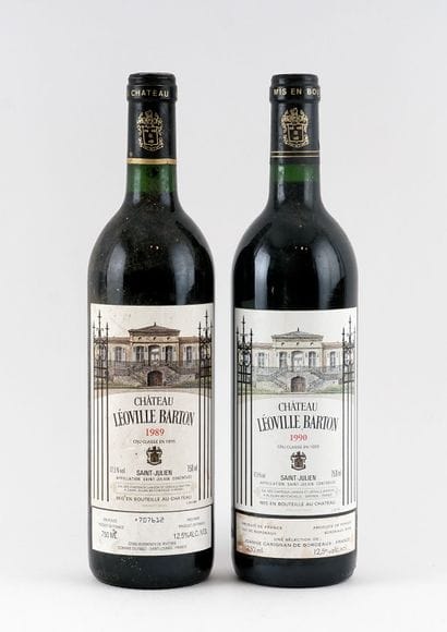 Château Léoville Barton 1989 1990 - 2 bo...