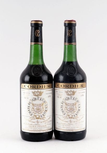Château Gruaud Larose 1970 - 2 bouteille...