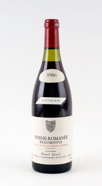 Vosne-Romanée Beaumonts 1986, Henri Jayer...
