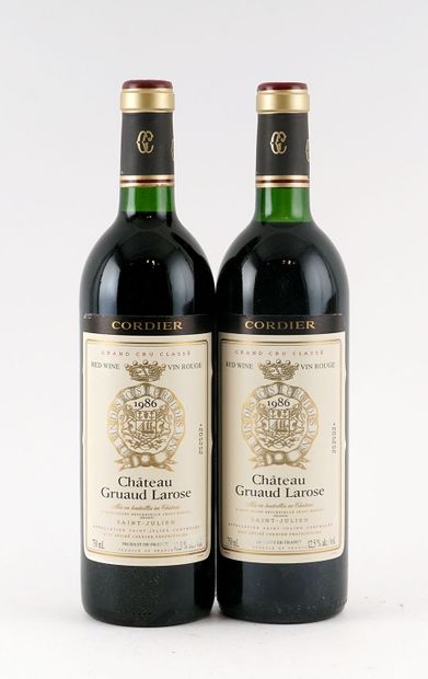 Château Gruaud Larose 1986 - 2 bouteille...