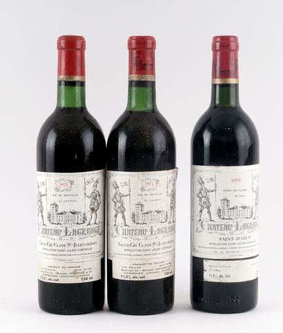 Château Lagrange 1973 1979 - 3 bouteille...