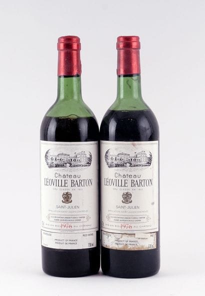 Château Léoville Barton 1976 - 2 bouteil...
