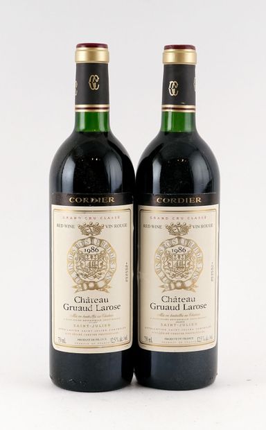 Château Gruaud Larose 1986 - 2 bouteille...