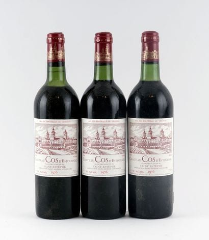 Château Cos d'Estournel 1976 - 3 bouteil...