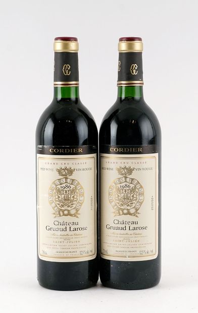 Château Gruaud Larose 1986 - 2 bouteille...