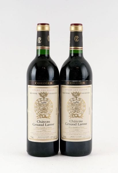 Château Gruaud Larose 1986 - 2 bouteille...