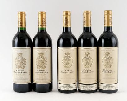 Château Gruaud Larose 1993 1999 - 5 bout...