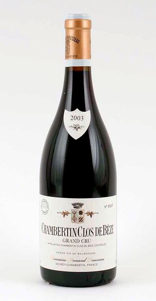 Chambertin Clos de Bèze Grand Cru 2003, Armand...