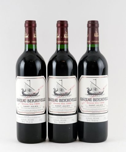 Château Beychevelle 1996 - 3 bouteilles