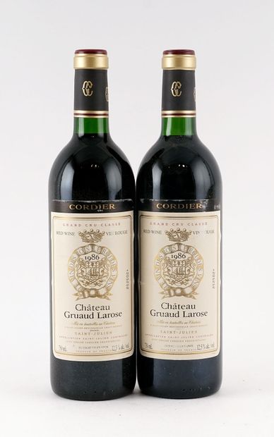 Château Gruaud Larose 1986 - 2 bouteille...