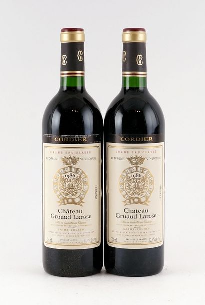 Château Gruaud Larose 1986 - 2 bouteille...