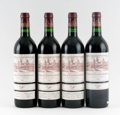 Château Cos d'Estournel 1993 - 4 bouteil...